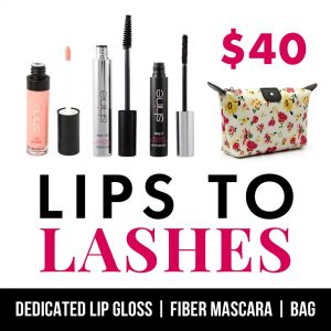 Shine Cosmetics Dedicated lip Gloss and Fiber Mascara Special