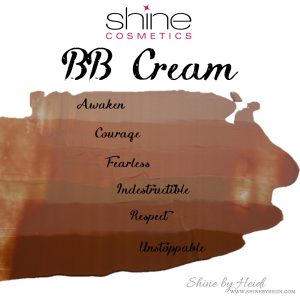 Shine BB Cream Colors