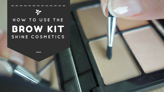 How to use Shine Cosmetics Brow Kit