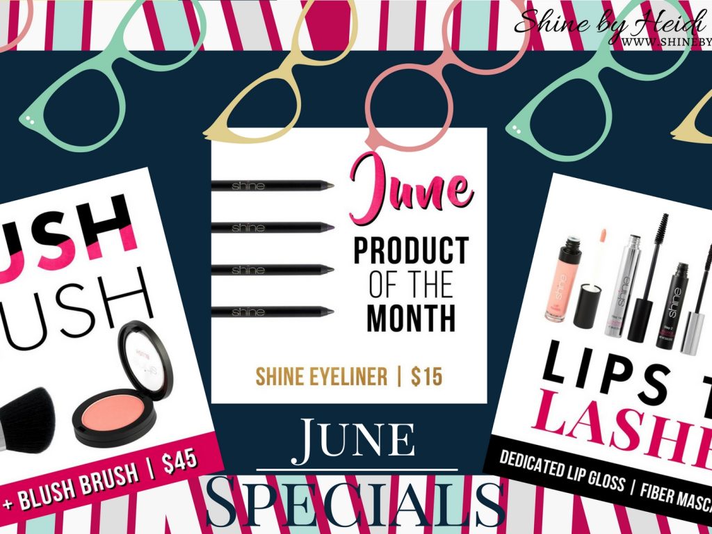 Shine Cosmetics June Specials