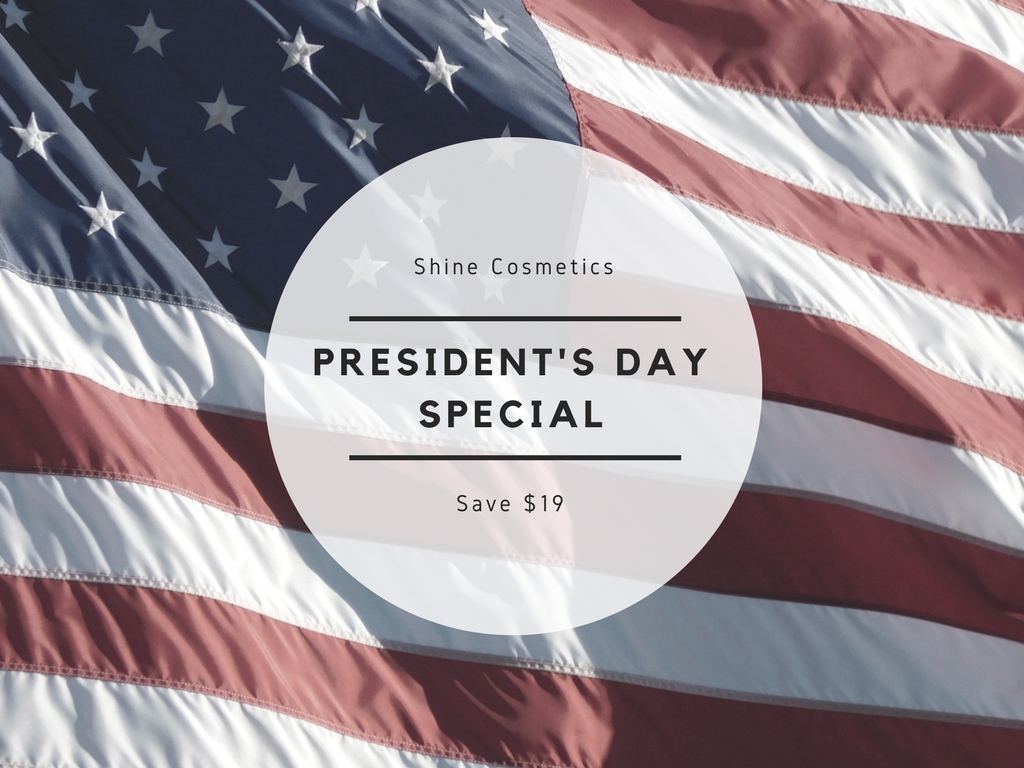 Shine Cosmetics President's Day Special