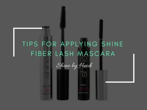 Tips for applying Shine Fiber Lash Mascara